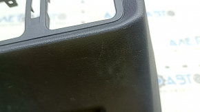 Rear center console trim Toyota Venza 21-24 black, cracks, scratches