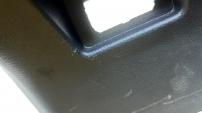 Rear center console trim Toyota Venza 21-24 black, cracks, scratches