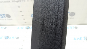 Upper trim of the trunk door of Toyota Prius 50 Prime 17-22 black, scratched