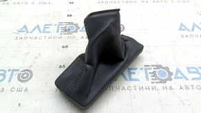 Toyota Venza 21-24 gear knob cover, leather, black, broken latches
