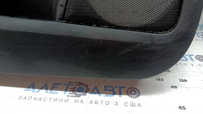Door trim, front left card, Ford Edge 19-24, black, SEL, black leather insert, black leather armrest, with handle, scratches