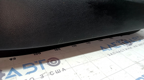 Door trim, front left card, Ford Edge 19-24, black, SEL, black leather insert, black leather armrest, with handle, scratches