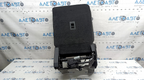 Backrest of the rear row of seats, 2nd row, right, Ford Edge 15-24, black leather, electric folding
