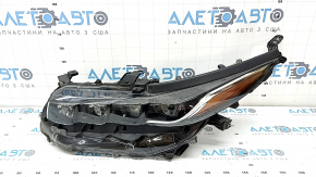 Left front headlight assembly for Toyota Prius 50 Prime 17-19 LED with seal and upper mount