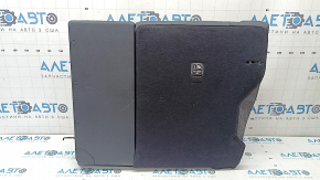 Backrest of the rear row of seats, 2nd row, right, complete, Toyota Prius 50 Prime 17-22, black leather, scratches on the plastic