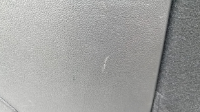 Backrest of the rear row of seats, 2nd row, right, complete, Toyota Prius 50 Prime 17-22, black leather, scratches on the plastic