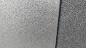 Backrest of the rear row of seats, 2nd row, right, complete, Toyota Prius 50 Prime 17-22, black leather, scratches on the plastic