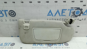 Right visor Ford Edge 15-24 gray, without hook, without plug, for dry cleaning