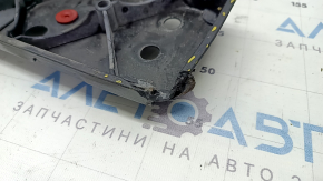 The lower TV bar of Lincoln MKZ 13-20 is crushed, bent, broken