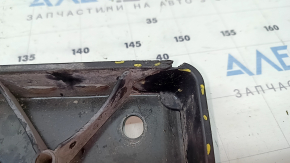 The lower TV bar of Lincoln MKZ 13-20 is crushed, bent, broken