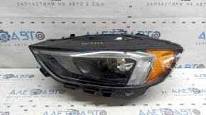 Front left headlight assembly Ford Edge 19-24 LED dark, for polishing