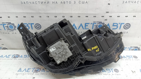 Front left headlight assembly Ford Edge 19-24 LED dark, for polishing