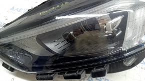 Front left headlight assembly Ford Edge 19-24 LED dark, for polishing