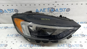Front right headlight assembly Ford Edge 19-24 LED dark, for polishing