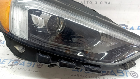 Front right headlight assembly Ford Edge 19-24 LED dark, for polishing
