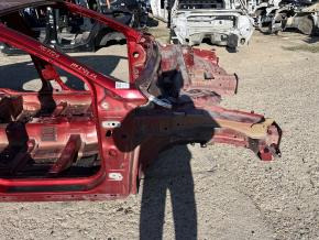 Front right quarter panel for Lincoln MKZ 17-20 on the body, red