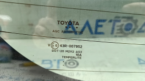 Rear glass for the trunk door of Toyota Venza 21-24