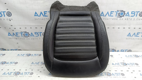 Ford Edge 15-24 driver's seat cushion upholstery, black leather, heated