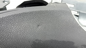 Front dashboard without AIRBAG Toyota Prius 50 Prime 17-22 black for a large display, non-standard holes, pokes, cracks in the fasteners
