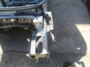 Front left quarter panel of Ford Escape MK4 20-25 hybrid on the body, blue