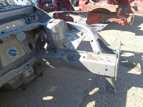 Front left quarter panel of Ford Escape MK4 20-25 hybrid on the body, blue