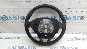 Naked steering wheel Ford Edge 19-24 black leather, dry cleanable
