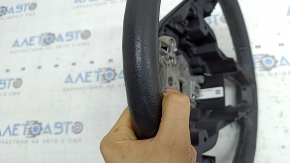 Naked steering wheel Ford Edge 19-24 black leather, dry cleanable
