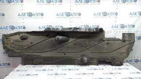 Left underbody protection for Ford Escape MK4 20-hybrid, tears, worn, dented mount
