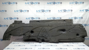 The right underbody protection of the Ford Escape MK4 20-hybrid is worn