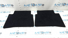 Set of floor mats for Toyota Prius 50 Prime 17-22 black fabric, ready to clean