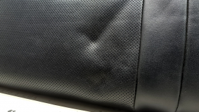 Rear seat cushion for Toyota Venza 21-24, black leather, Limited, perforated, wrinkled