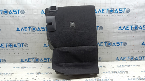 Left rear seat back Toyota Venza 21-22 Limited black leather, perforation, scratches