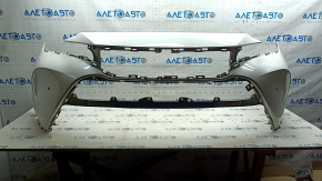 Bare front bumper Toyota Venza 21-24 for parking sensors Limited, XLE, white 070, chips