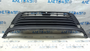 Central grille of the front bumper Toyota Venza 21-24 for parking sensors and camera Limited, XLE, structure, sand