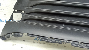 Central grille of the front bumper Toyota Venza 21-24 for parking sensors and camera Limited, XLE, structure, sand