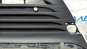 Central grille of the front bumper Toyota Venza 21-24 for parking sensors and camera Limited, XLE, structure, sand