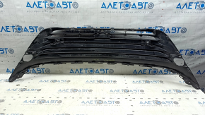 Central grille of the front bumper Toyota Venza 21-24 for parking sensors and camera Limited, XLE, structure, sand