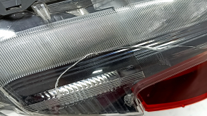 Left rear bumper light Toyota Prius 50 Prime 17-22 broken glass, broken mount, broken bulb socket
