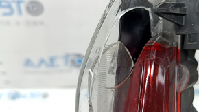 Left rear bumper light Toyota Prius 50 Prime 17-22 broken glass, broken mount, broken bulb socket