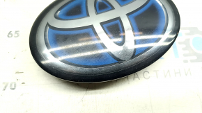 Front radiator grille emblem Toyota Venza 21-24 under radar, sand
