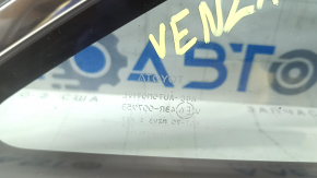 Rear right window blind glass Toyota Venza 21-24 chrome, tinted, broken guides