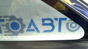 Rear left window blind glass Toyota Venza 21-24 chrome, tinted, broken guides