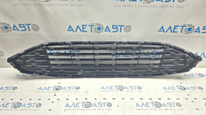 Radiator grill assembly with frame Ford Fusion mk5 17-18 chrome, melted plastic, broken mount, China