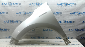 Front left wing Toyota Venza 21-24 white 070, aluminum, chips