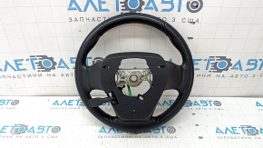 Naked steering wheel for Toyota Prius 50 Prime 17-22, black leather, with adaptive cruise control joystick, ready for re-upholstery