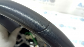 Naked steering wheel for Toyota Prius 50 Prime 17-22, black leather, with adaptive cruise control joystick, ready for re-upholstery