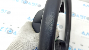 Naked steering wheel for Toyota Prius 50 Prime 17-22, black leather, with adaptive cruise control joystick, ready for re-upholstery