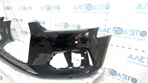 Bare front bumper Audi A5 F5 18-19 for parking sensors, without plug, black, scratches, broken fasteners
