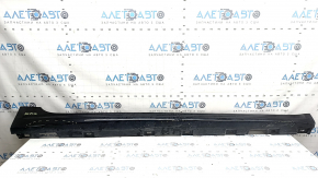 Right threshold Audi A5 F5 18-19 5D black, worn