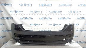 Bare rear bumper Audi A5 F5 18-19 for parking sensors, black, without plug, cracked mount, scratches